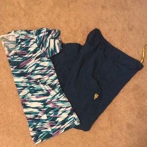 *CUTE SCRUB SET* WonderWink pants St, shirt S